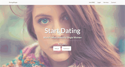 Desktop Screenshot of dating4single.com