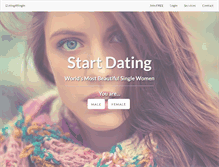 Tablet Screenshot of dating4single.com